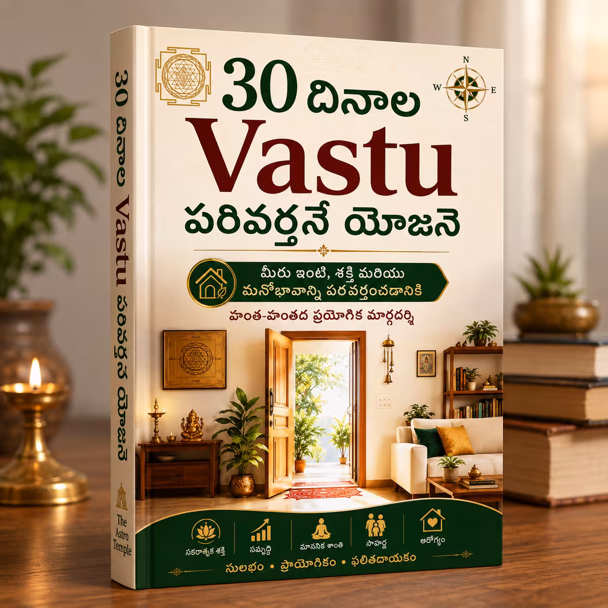 30 ದಿನಗಳ Vastu ಪರಿವರ್ತನೆ ಯೋಜನೆ — ಕನ್ನಡ eBook ಮುಖಪುಟ